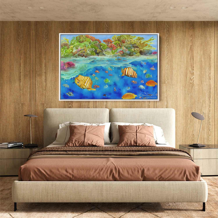 Watercolor Great Barrier Reef #105 - Kanvah