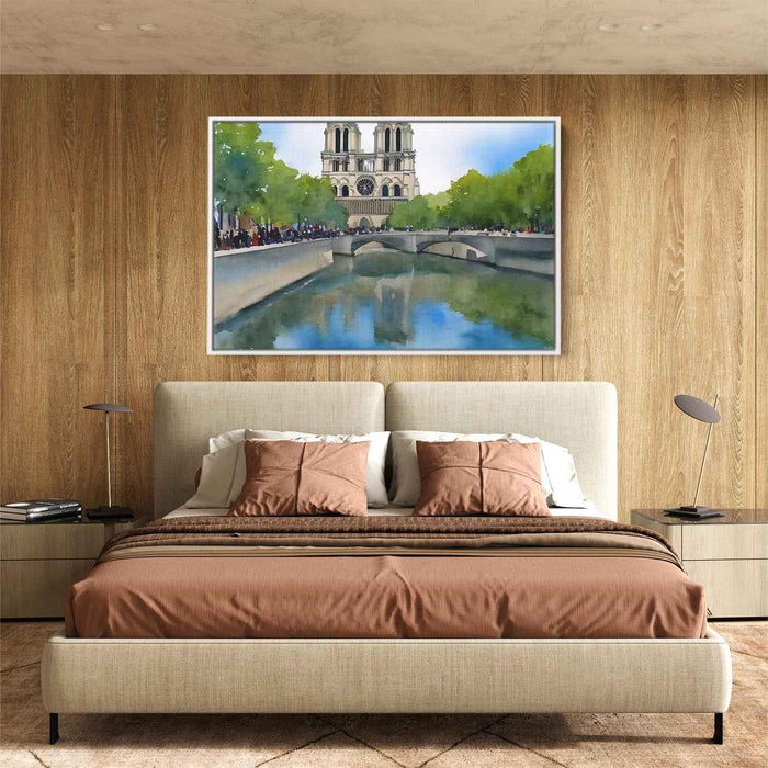 Watercolor Notre Dame Cathedral #108 - Kanvah