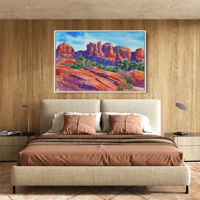 Watercolor Sedona Red Rocks #123 - Kanvah