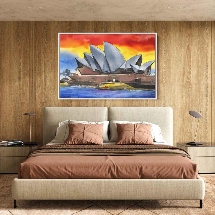 Watercolor Sydney Opera House #108 - Kanvah