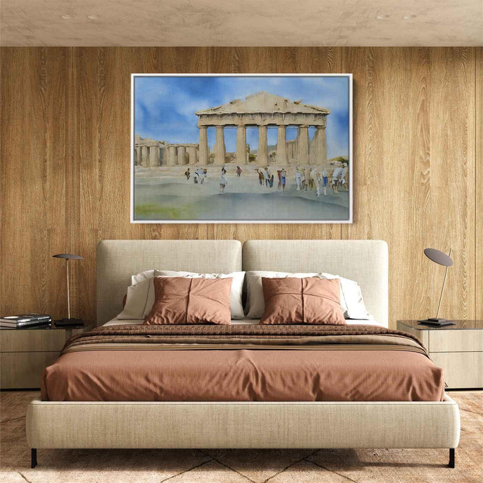 Watercolor Parthenon #112 - Kanvah