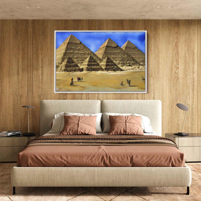 Watercolor Pyramids of Giza #108 - Kanvah