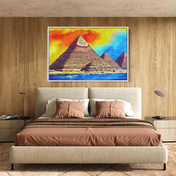 Watercolor Pyramids of Giza #113 - Kanvah