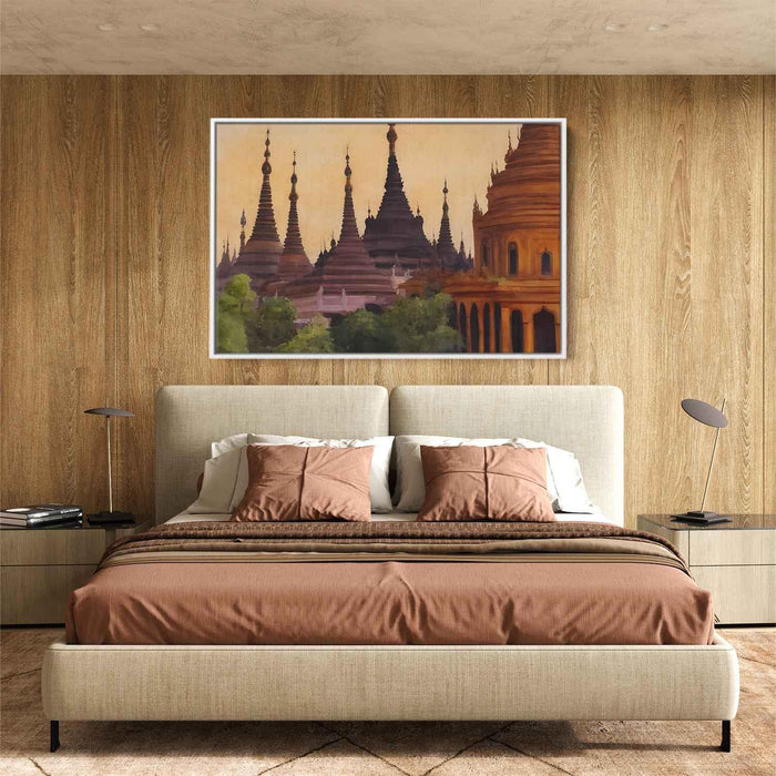 Watercolor Shwedagon Pagoda #105 - Kanvah