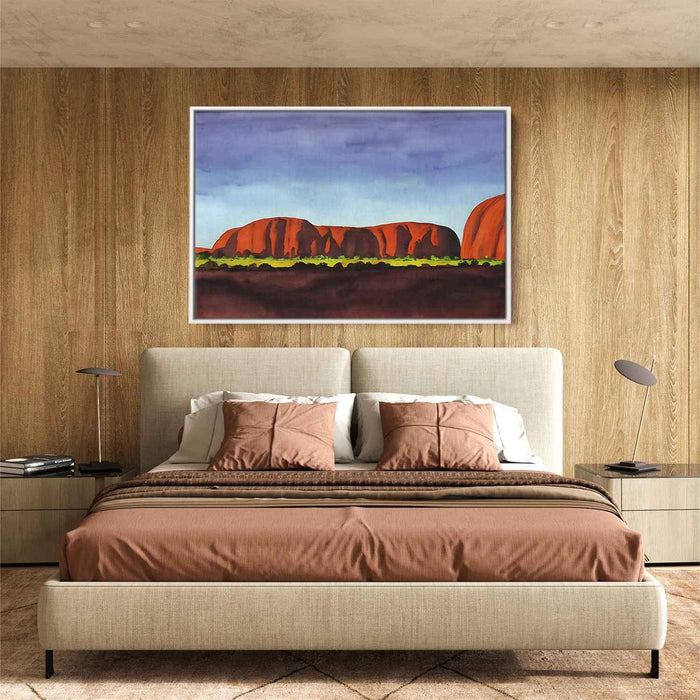 Watercolor Uluru #123 - Kanvah