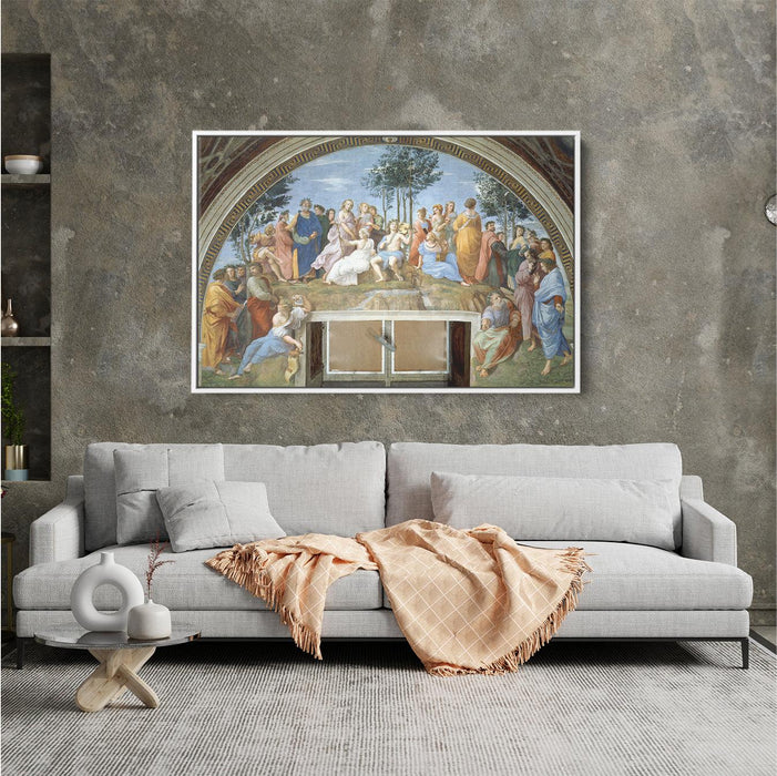 The Parnassus, from the Stanza delle Segnatura by Raphael - Canvas Artwork