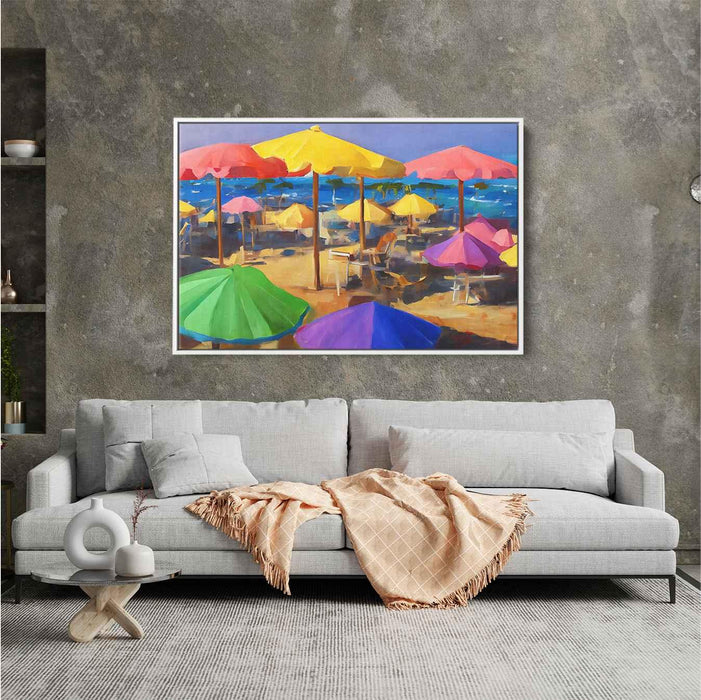 Abstract Beach Umbrellas #131 - Kanvah