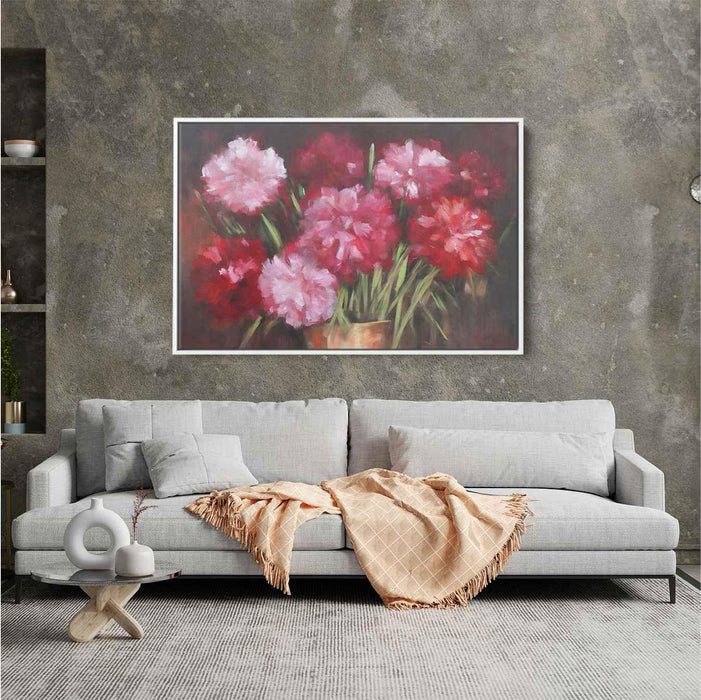 Abstract Carnations #121 - Kanvah