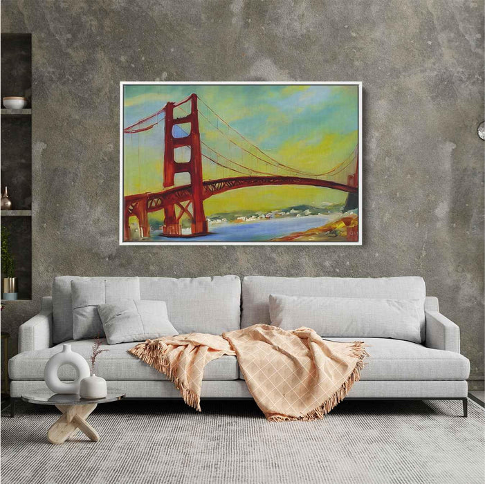 Abstract Golden Gate Bridge #132 - Kanvah