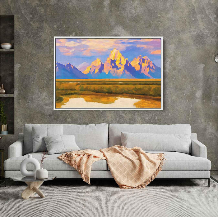 Abstract Grand Tetons #101 - Kanvah