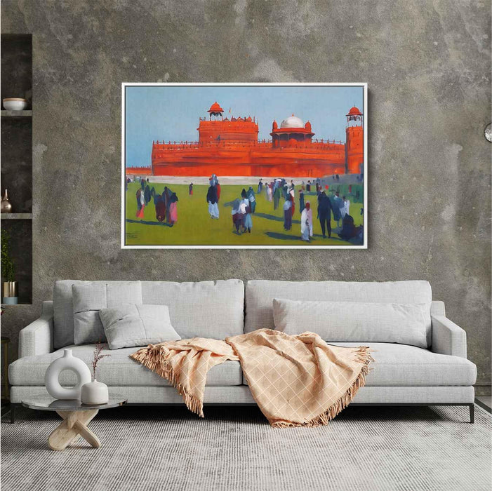 Abstract Red Fort #101 - Kanvah