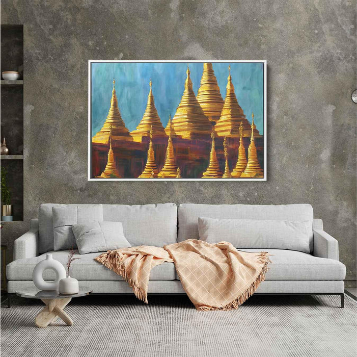 Abstract Shwedagon Pagoda #131 - Kanvah