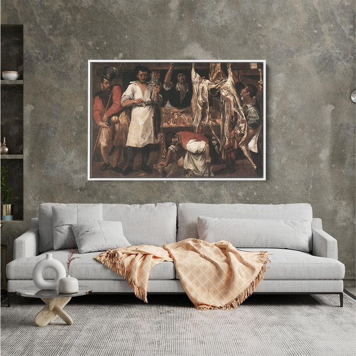 Butcher's Shop by Annibale Carracci - Canvas Artwork