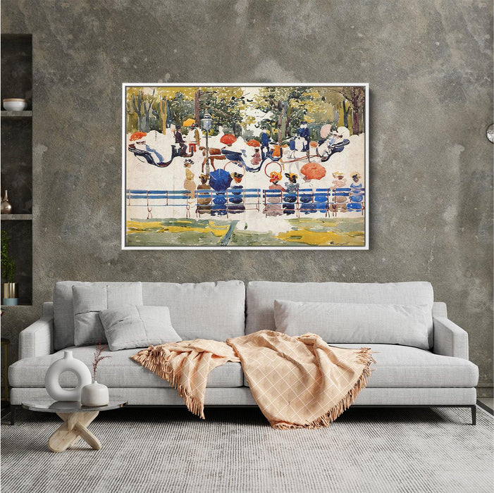 Central Park (also known as Central Park, New York City) by Maurice Prendergast - Canvas Artwork
