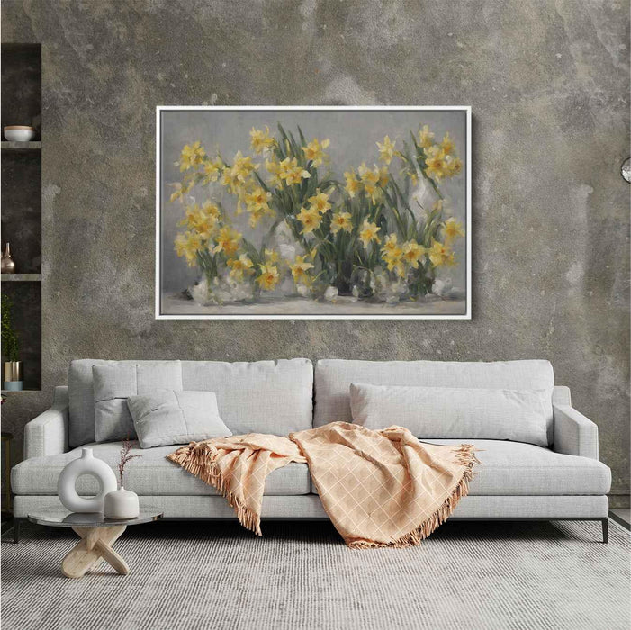 Contemporary Oil Daffodils #101 - Kanvah