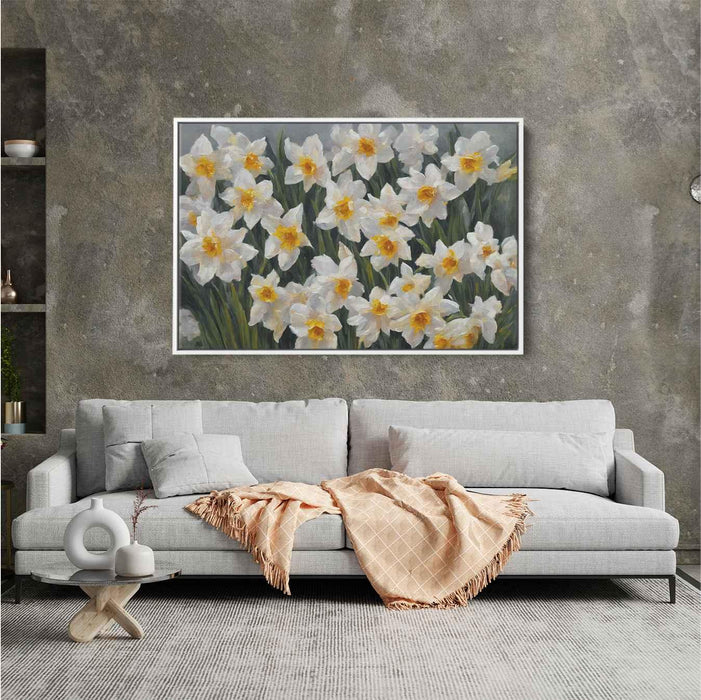 Contemporary Oil Daffodils #102 - Kanvah