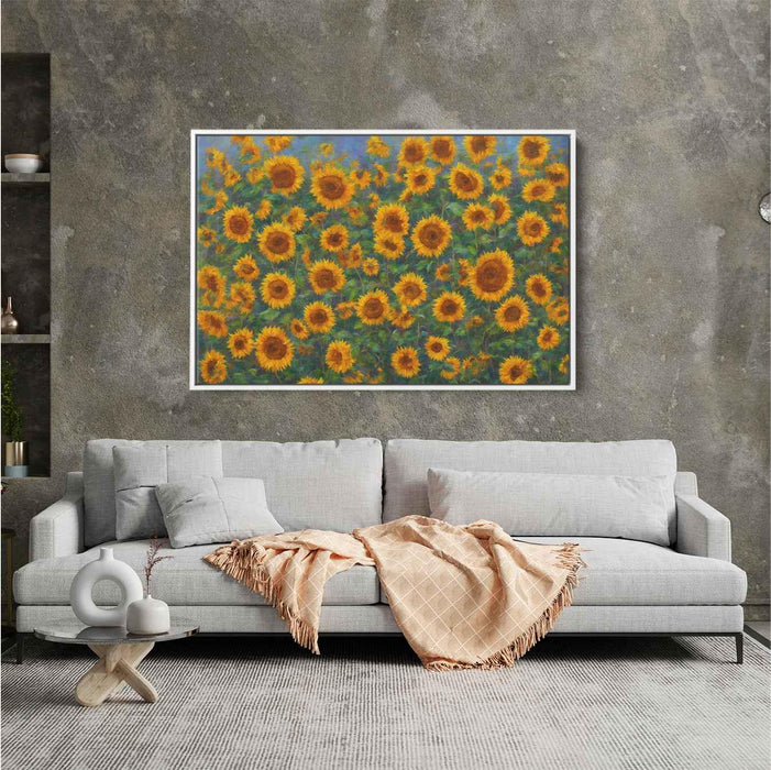 Enchanting Abstract Sunflowers #101 - Kanvah