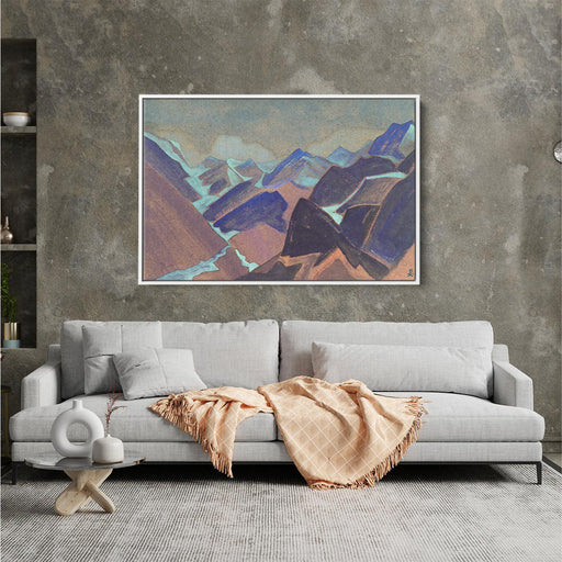 Glaciers of Lahaul by Nicholas Roerich - Canvas Artwork