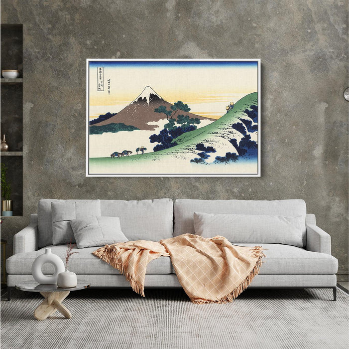 Inume pass in the Kai province by Katsushika Hokusai - Canvas Artwork