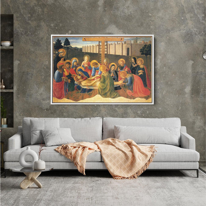 Lamentation over Christ by Fra Angelico - Canvas Artwork