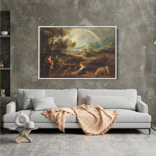 Landscape with a Rainbow by Peter Paul Rubens - Canvas Artwork