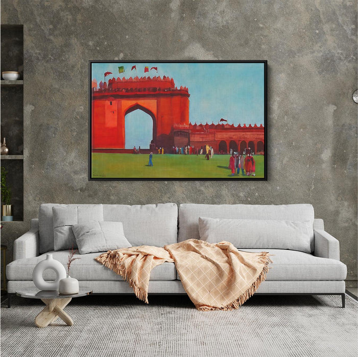 Abstract Red Fort #122 - Kanvah