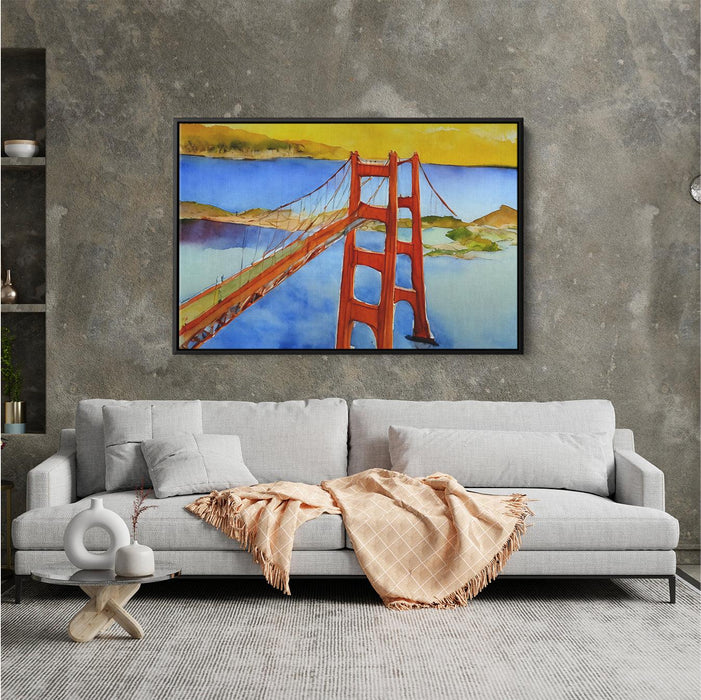 Watercolor Golden Gate Bridge #122 - Kanvah