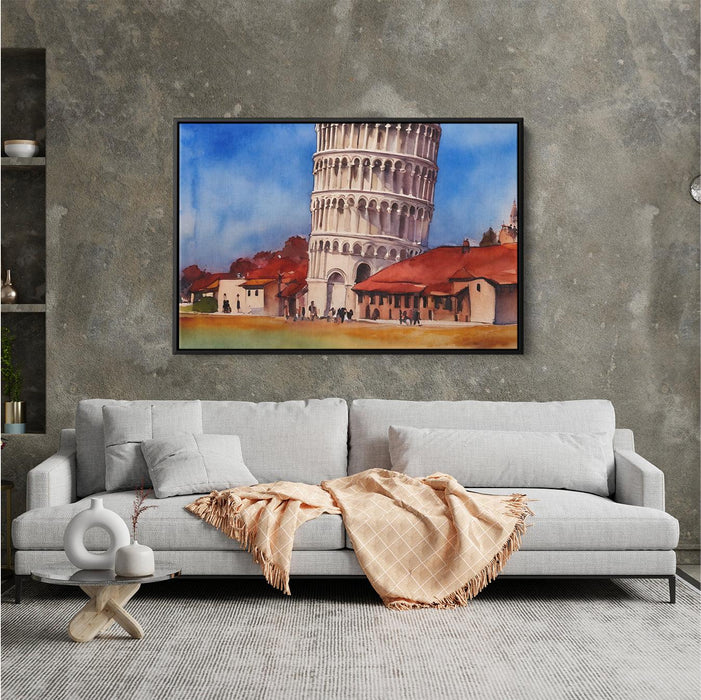 Watercolor Leaning Tower of Pisa #122 - Kanvah