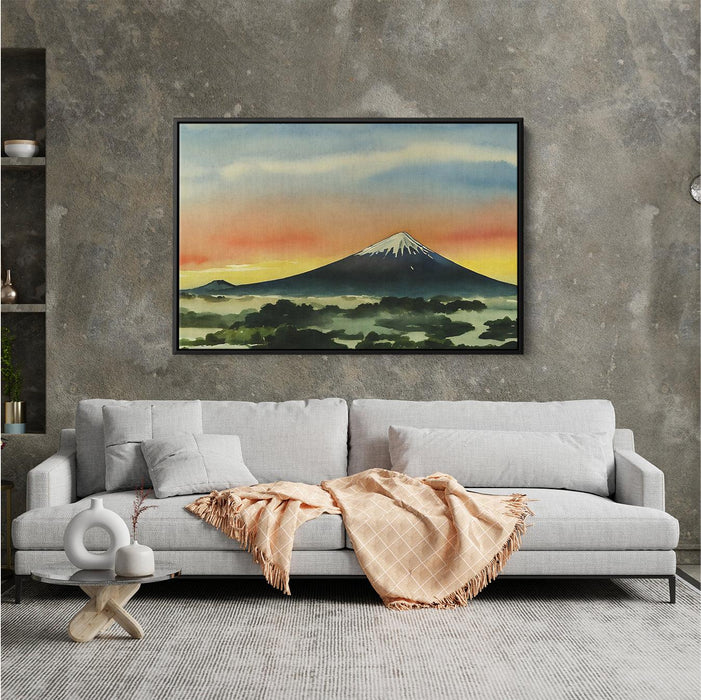 Watercolor Mount Fuji #122 - Kanvah