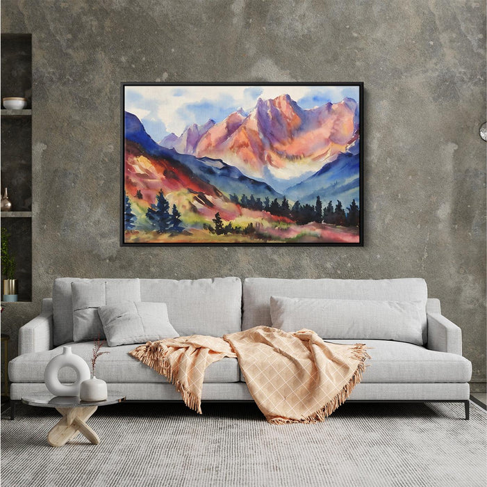 Watercolor Rocky Mountains #122 - Kanvah