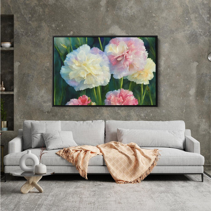 Watercolour Painting Carnations #151 - Kanvah