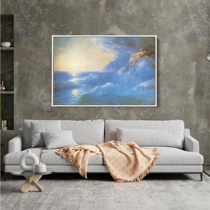 Napoleon on island of St. Helen by Ivan Aivazovsky - Canvas Artwork