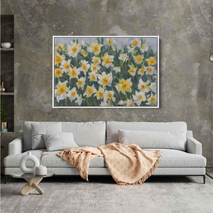 Daffodils Oil Painting #116 - Kanvah