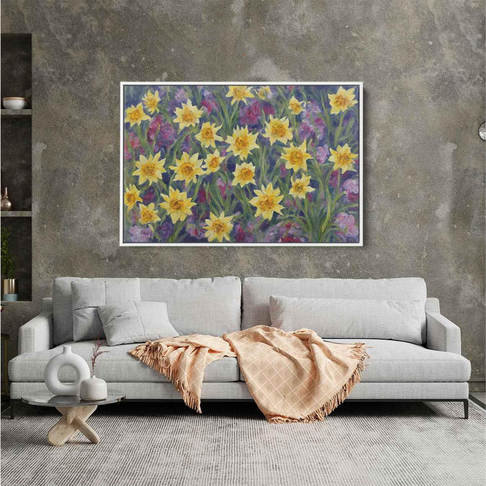 Daffodils Oil Painting #120 - Kanvah