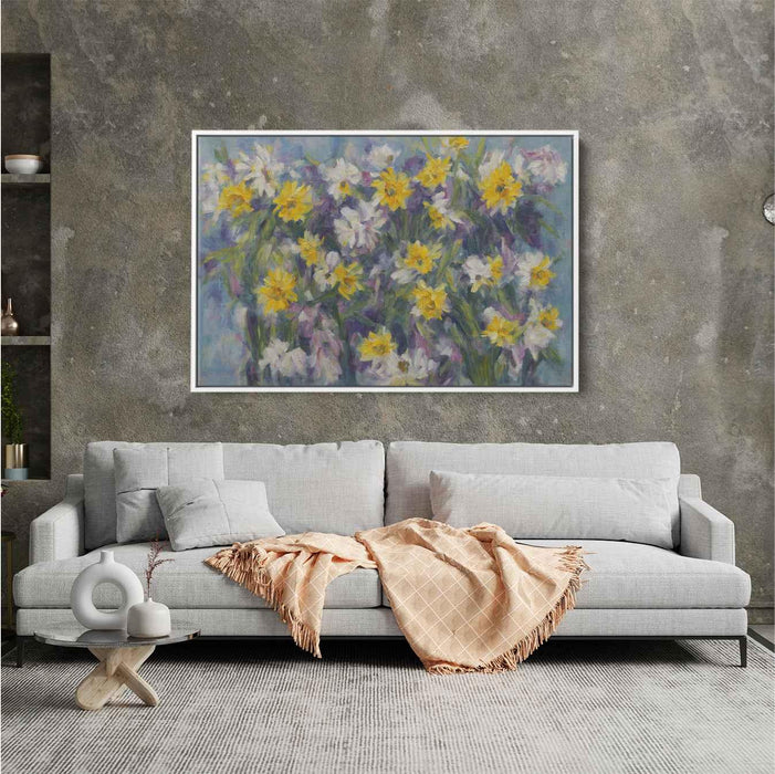 Daffodils Oil Painting #132 - Kanvah