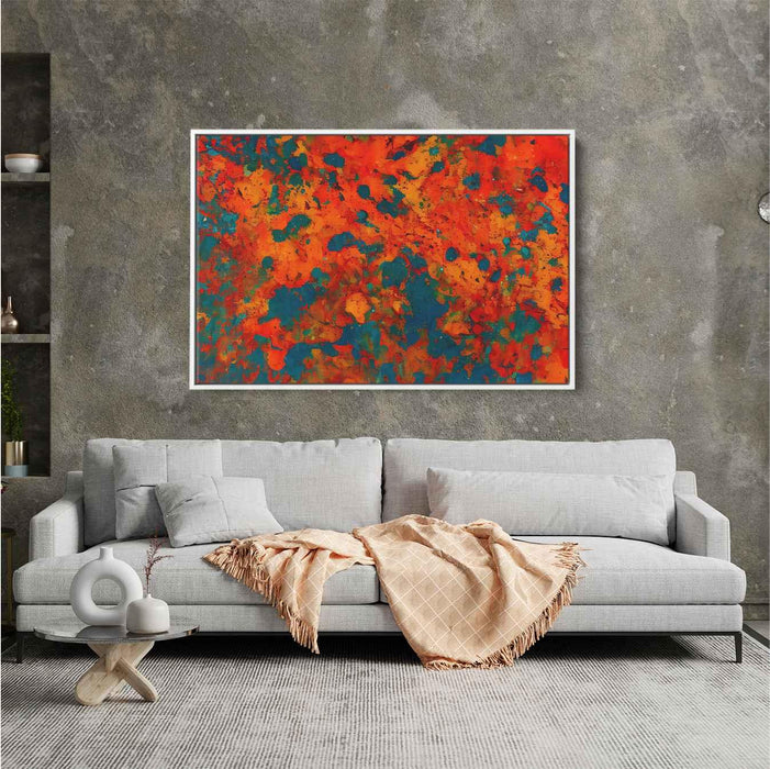 Orange Abstract Splatter #101 - Kanvah