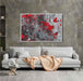 Red Abstract Splatter #102 - Kanvah