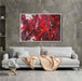 Red Abstract Splatter #121 - Kanvah