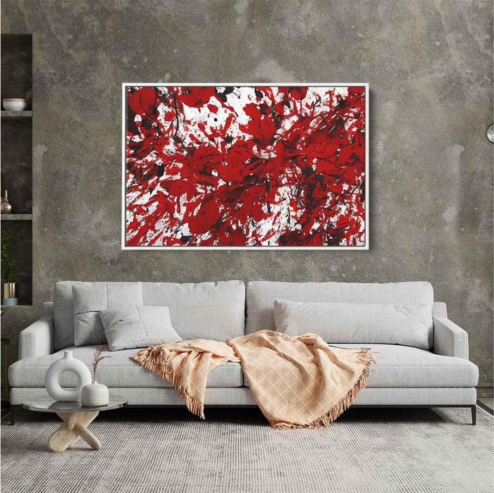 Red Abstract Splatter #130 - Kanvah