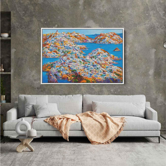 Abstract Santorini #132 - Kanvah