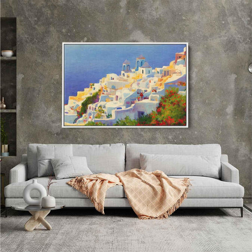 Impressionism Santorini #101 - Kanvah