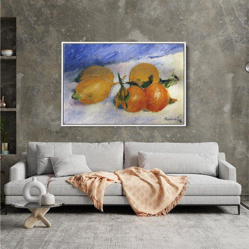 Still Life with Lemons and Oranges by Pierre-Auguste Renoir - Canvas Artwork