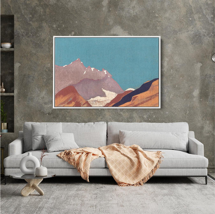 Study of mountains by Nicholas Roerich - Canvas Artwork