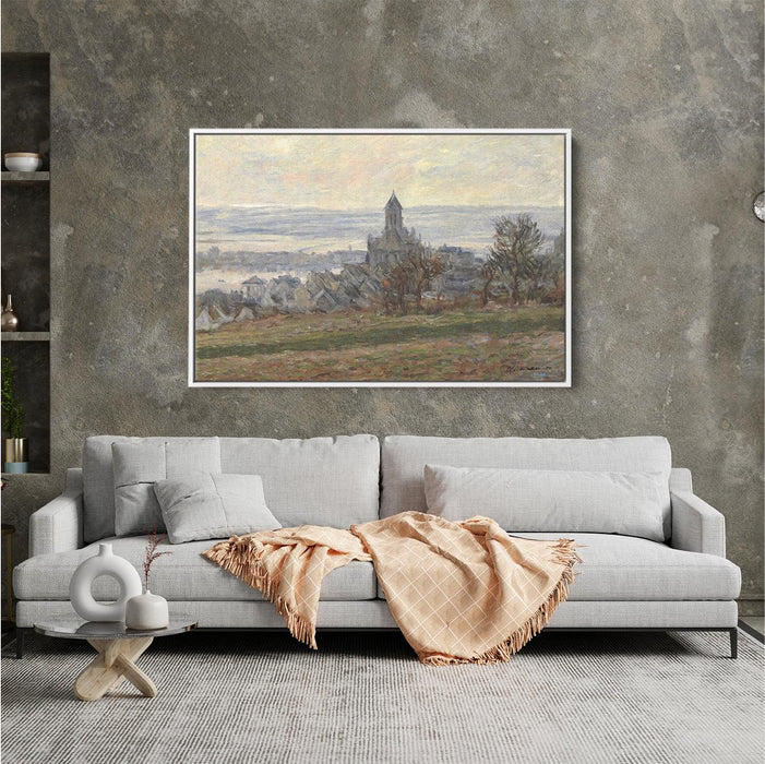 The Church of Vetheuil by Claude Monet - Canvas Artwork