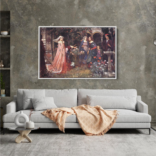 The Enchanted Garden by John William Waterhouse - Canvas Artwork