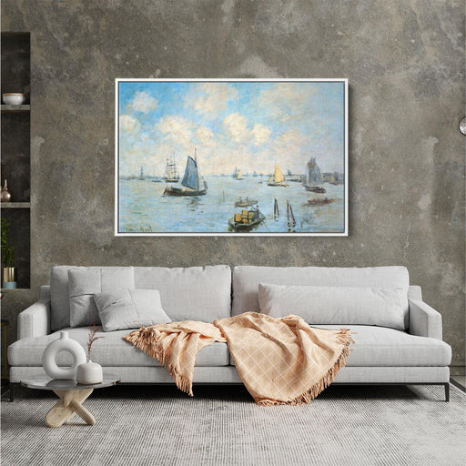 The Sea at Amsterdam by Claude Monet - Canvas Artwork