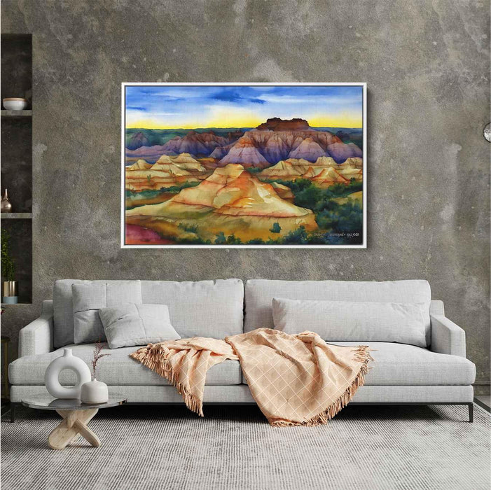 Watercolor Badlands National Park #125 - Kanvah