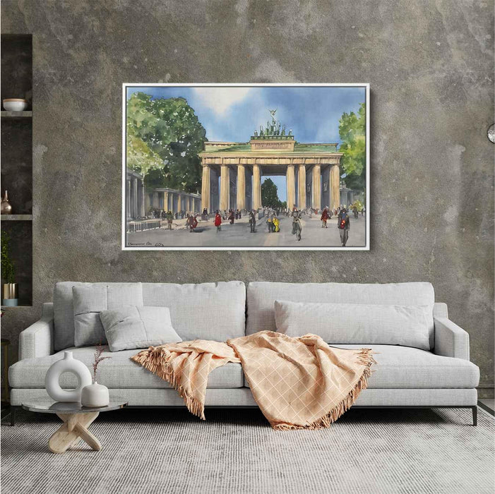 Watercolor Brandenburg Gate #131 - Kanvah