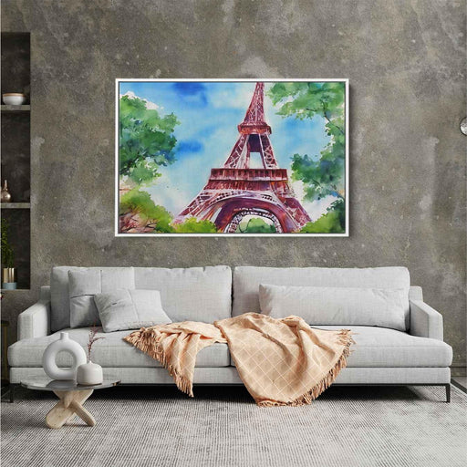 Watercolor Eiffel Tower #131 - Kanvah