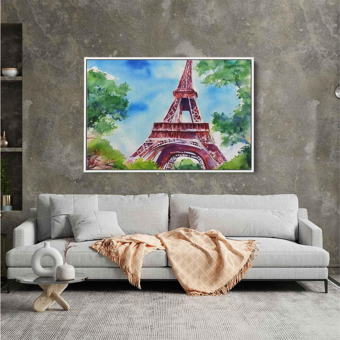 Watercolor Eiffel Tower #131 - Kanvah